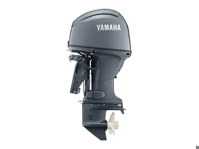 60hp Yamaha tiller. Long shaft, with electric start and power tilt/trim.Prop sold separately. 2025 Y...