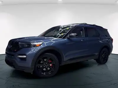 The 2021 Ford Explorer ST in striking blue is a 44 SUV that offers an impressive blend of power and...