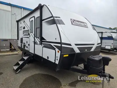 Dutchmen Coleman Light travel trailer 1805RB highlights: Fold-Down Sofa Indoor/Outdoor Table Rear Ba...