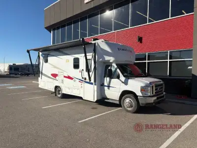 Forest River Forester Class C 2441DS highlights: Full Rear Bath Stainless Steel Appliances Bunk Over...