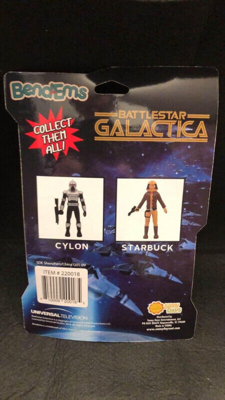 Bend Ems Battlestar Galactica Starbuck figure original series. in Arts & Collectibles in Lethbridge - Image 3