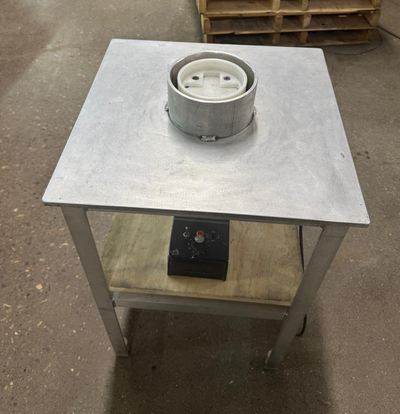 Custom Turntable with 115V VFD, DC Gear-Motor, 12:1 Ratio, 208 RPM - Includes Foot Pedal Can be used...