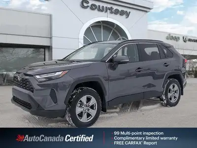 Perfectly suited for any Calgary adventure, this 2024 Toyota RAV4 XLE, with only 26,518 kilometers,...
