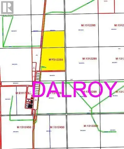 This Parcel of almost 165 acres is connected to the Hamlet of Dalroy. Great Subdivision potential to...