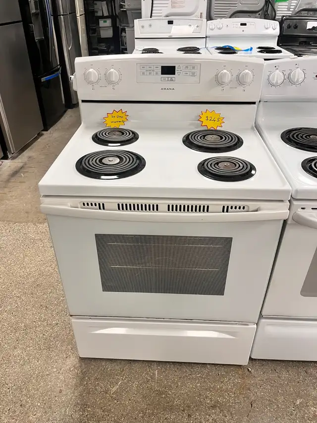 Amana 30” Coil Top  Stove Fully Tested  30-Day Warranty in Stoves, Ovens & Ranges in Kitchener / Waterloo - Image 3
