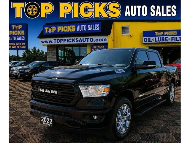 2022 Ram 1500 Big Horn Sport, Heated Seats & Wheel, Remote Start
