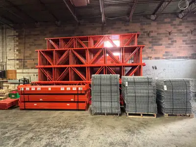 PALLET RACKING FOR SALE - NEW AND USED WAREHOUSE RACK IN STOCK We have a huge inventory of new and u...