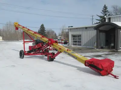 7,000-9,000 Bushel Per Hour Capacity, Complete With Collapsing Spring Loaded Hopper, Reversing Gear...