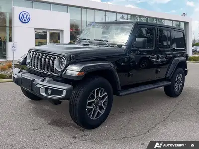 Embark on unparalleled adventures with this striking Black 2025 Jeep Wrangler Sahara Convertible. Th...