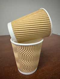Final Sale - Striped Double-Wall Paper Cups