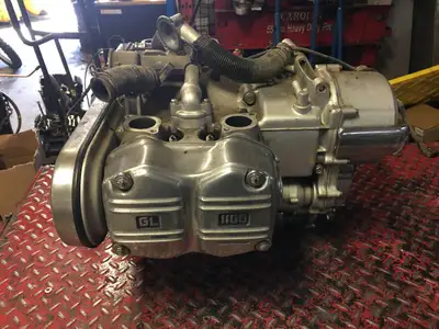 came from a running 1982 Honda GL1100 Interstate , engine # SC02E-2238053 engine has good compressio...