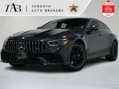 This 2021 Mercedes-Benz AMG GT 53 53 | AMG | PREMIUM PKG | BURMESTER | PANO is a local Ontario vehic...