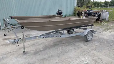 Marsh's Marina 2024 Smoker Craft 1232 Jon Boat for sale Available now! Engine and trailer packages a...