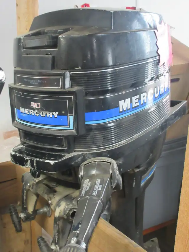 20 HP mercury outboard motor- in Powerboats & Motorboats in Prince Albert - Image 5