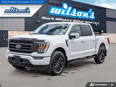 Come see this certified 2022 Ford F-150 Lariat SuperCrew 4X4 | 5.0L V8 | Leather | Heated + Cooled S...