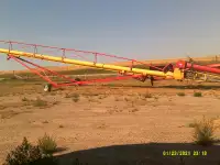13 x 91 foot swing grain auger with reverser