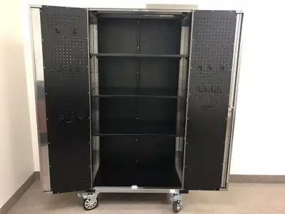 NEW 72″ STAINLESS STEEL ROLLER CABINET W/ LOCKS 72SSC, View more