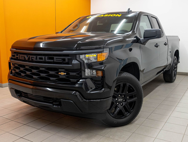2024 Chevrolet Silverado 1500 CUSTOM 4X4 *GR REMORQ* CARPLAY BED dans Autos et camions  à Laurentides
