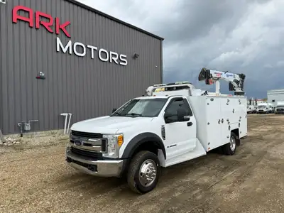 2017 Ford F-550 XLT Service Truck 6.7L Powerstroke Diesel 4x4 Automatic Transmission Regular Cab XLT...