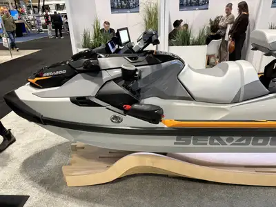 2026 Sea-Doo FishPro Trophy 170 – Shark Grey / Orange Crush Serious offshore fishing capability with...