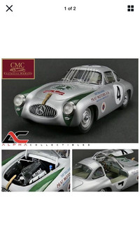 1/18 DIECAST CMC 1952 MERCEDES-BENZ 300 SL PANAMERICA #4 KING***