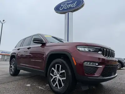 This 2024 Jeep Grand Cherokee Limited Comes Nicely Equipped With Leather, NAV, Heated 1st & 2nd Row...