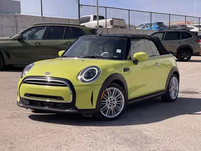 This 2022 Mini Convertible is ready for your driveway! With heated leather seats, backup camera, app...