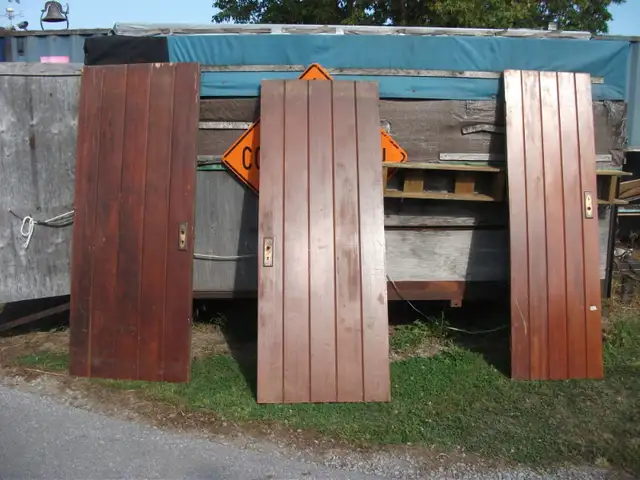 Vintage Heavy Pine Doors in Windows, Doors & Trim in Belleville - Image 6