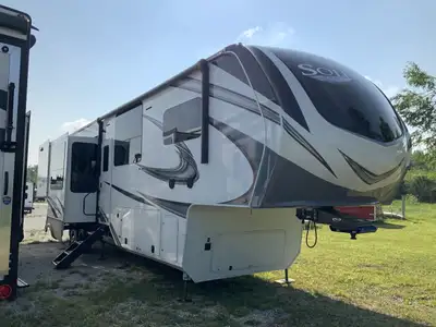 2022 Grand Design Solitude ST390RK Overview The 2022 Grand Design Solitude ST390RK is a luxurious, f...