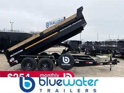 Bluewater Southland Trailers Tandem Axle Dump Trailer 15,400 lb is $12,180.00 or $243.57/month! Ord:...