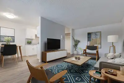 Amenities: Quiet Building • Heat & Water Included • Open Living Rooms Suite & Building: Spacious bac...