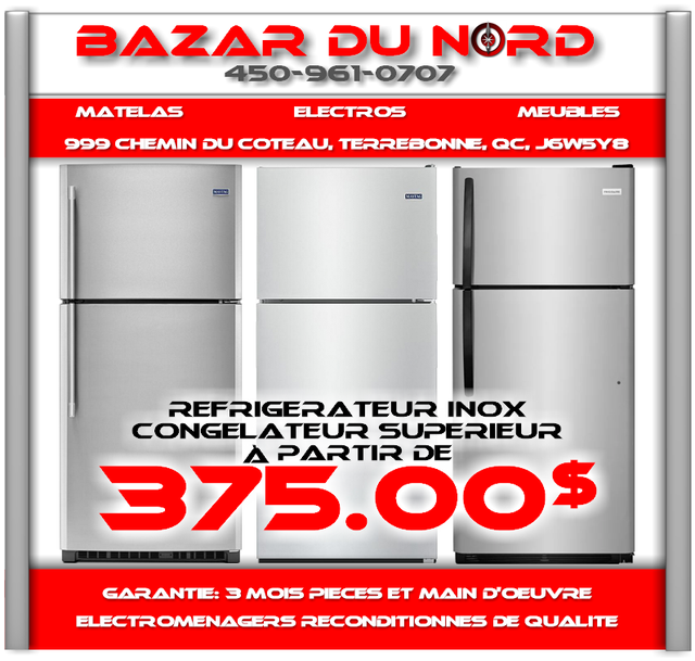 Cuisiniere Serpentins a partir de/Coil-Top Range Starting at in Stoves, Ovens & Ranges in Laval / North Shore - Image 7