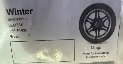 Selling a set of 4 winter tires (20”) in excellent condition. • Used for only one winter — approx. 1...