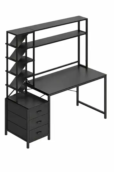 BRAND NEW - Computer Desk w/ Hutch, Bookshelf  &  Drawers... LOT, View more