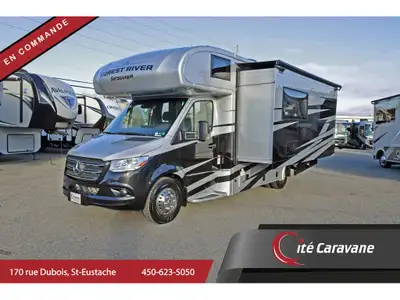Classe C / B+ 24 pieds Mercedes Sprinter, Forest River Sunseeker MBS 2400T Extérieur : Onyx - Tissu...