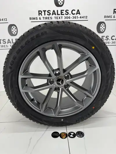 Set of 4 Sailun Ice Blazer Winter Tires ON 19" Replika R199 Rims FITS: Audi, Mercedes, BMW, Volkswag...