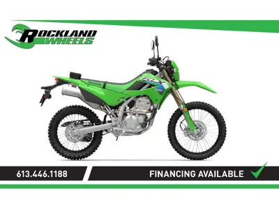 Kawasaki KLX300 2026 La KLX300 est une moto double usage légère et très polyvalente, conçue pour con...