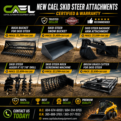 Upgrade Your Skid Steer Built for Power, Precision, and Durability CAEL offers a full range of high-...