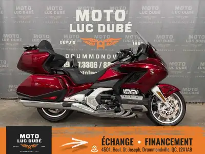 2023 Honda GL1800 Goldwing Honda GL1800 Goldwing 2023 SEULEMENT 15 147 KM BALANCE DE GARANTIE PROLON...