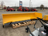 10 foot CQM box plow with trip edge and skid steer quick attach