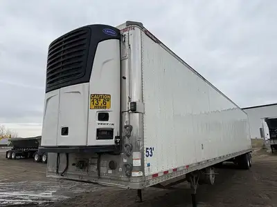 AMVIC licensed business VNR1714 2019 Great Dane Tandem Reefer Van 8'6in.W x 53'L 11R22.5 tires, stee...