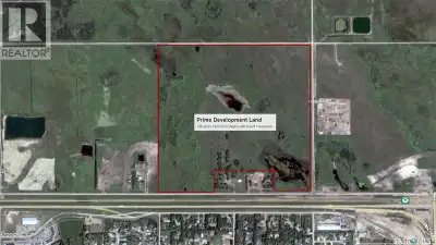 Prime Development Land 138 Acres located Minutes East of Regina, Saskatchewan, with Highway #1 Expos...