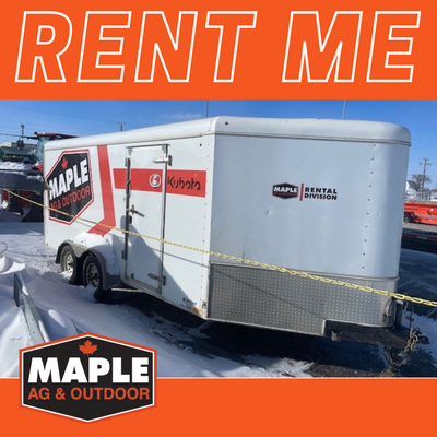 Contact Maple Ag & Outdoor for your United Trailers 21' enclosed trailer rental needs. Safely transp...