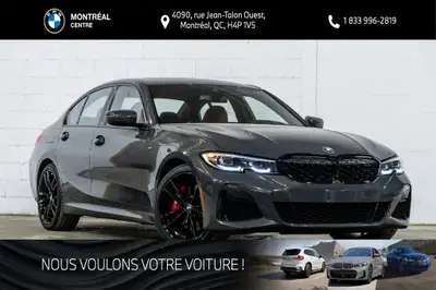 Ce BMW M340i xDrive, provenant d'un seul propriétaire ayant effectué l'entretien ? la concession, af...
