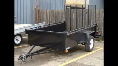 BRAND NEW 5X10 LANDSCAPE TRAILER BRAND NEW 5X10 LANDSCAPE TRAILER - LS510 Box size: 5' X 10' Axle: 3...