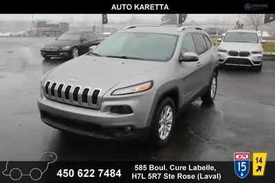 2017 JEEP CHEROKEE 4X4 NORTH, 68.744 KM, JAMAIS ACCIDENTE: UCONNECT, ECRAN TACTILE 8.4 CAMERA DE REC...