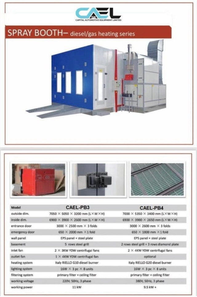 Brand new spray paint booth , autobody painting booth certified Heavy