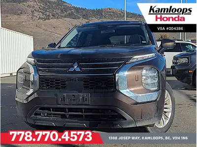 Pre-Owned 2024 Mitsubishi Outlander ES - 3rd-Row Seats | Backup Camera | Heated Seats | Cloth Interi...