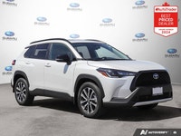 New Price! Odometer is 10048 kilometers below market average! White 2025 Toyota Corolla Cross LE SUN... (image 6)