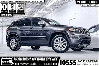 Auto Luana 2017 JEEP Grand Cherokee PRENEZ UN RENDEZ-VOUS / BOOK AN APPOINTMENT (514) 327-5553 16100...